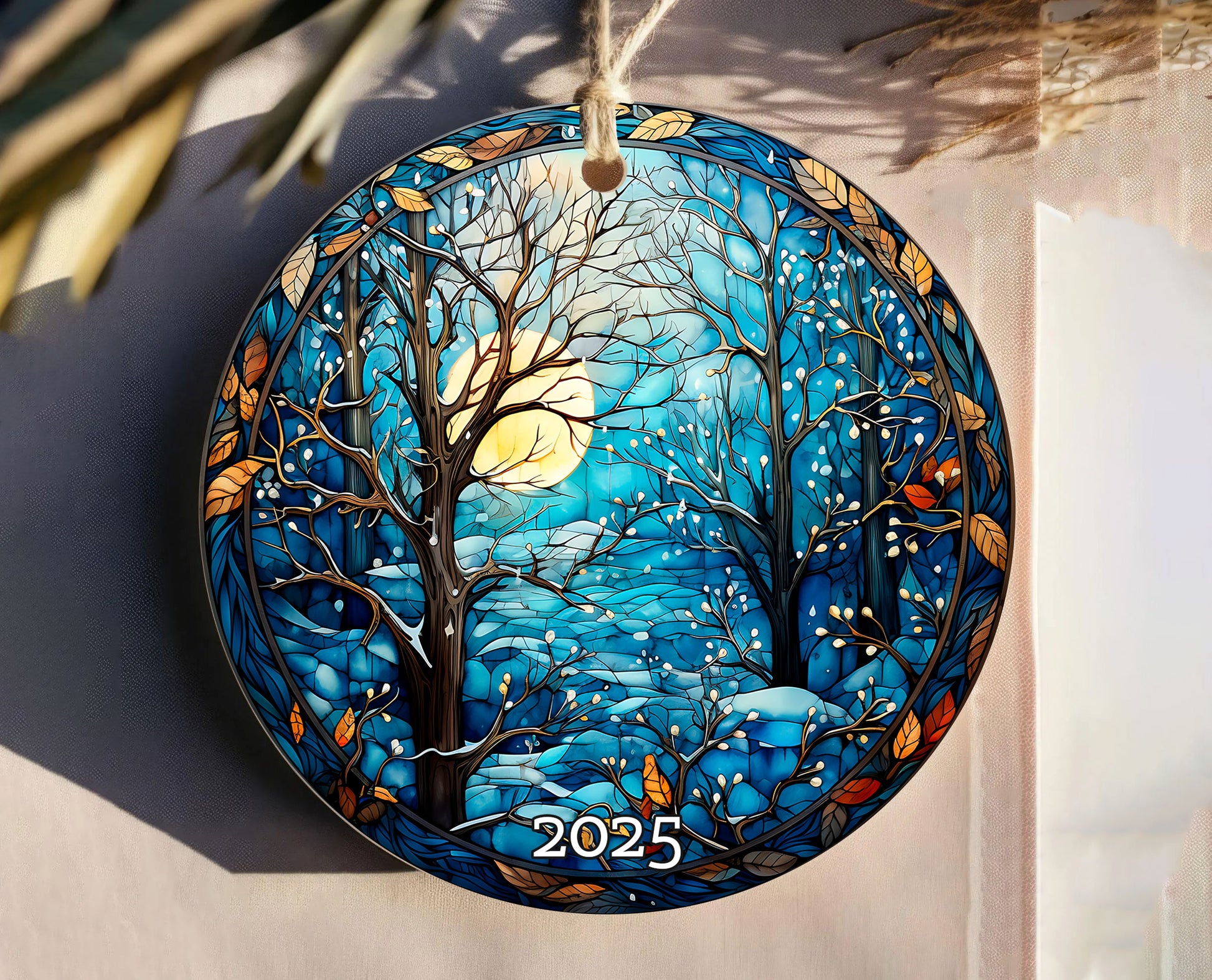 Winter Forest Christmas Ornament, Christmas Decoration, Gift Exchange, Gift Idea, Xmas Tree