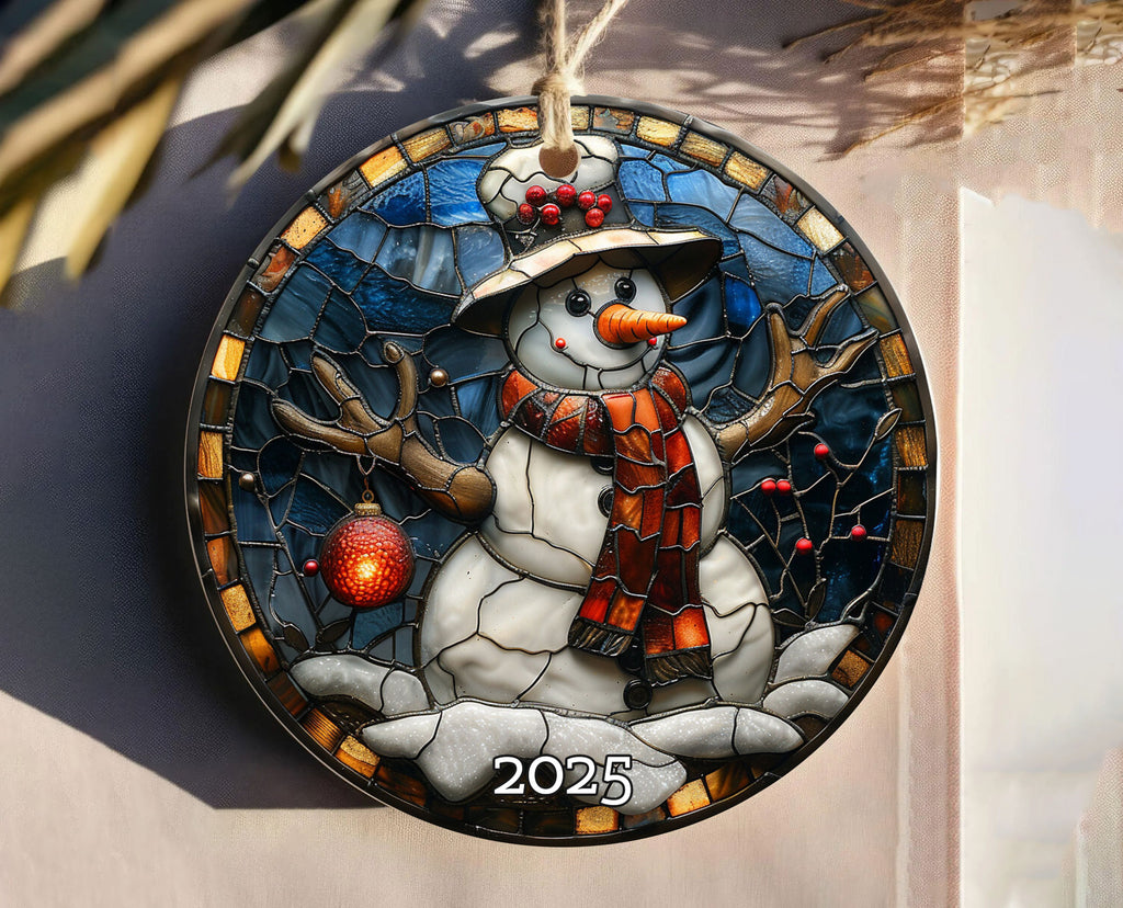Classic Santa Christmas Ornament, Cozy Holiday DecorGift for Family, Holiday Ornament Decoration