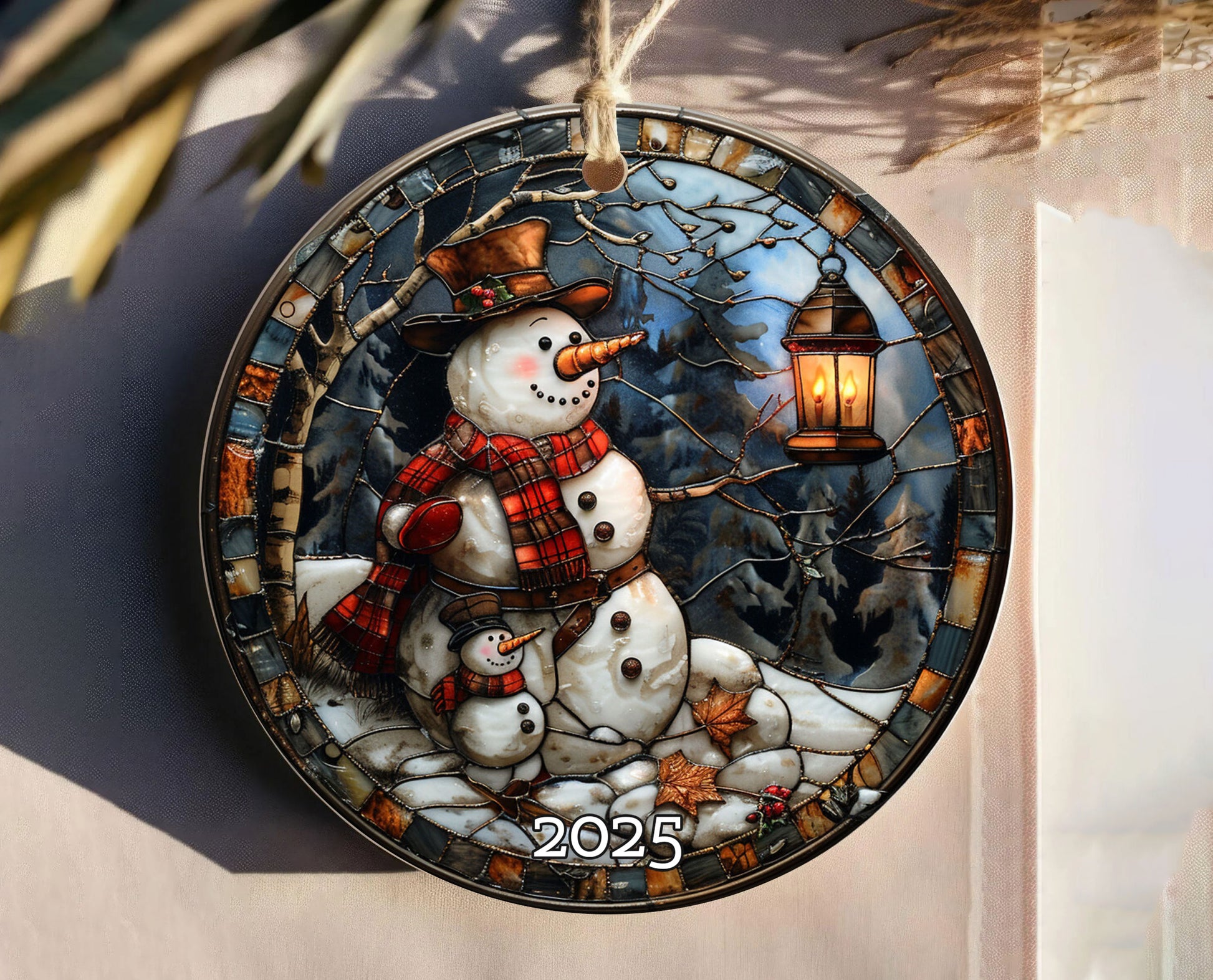Rustic Santa Ornament, Secret Santa Gift Idea, Perfect Gift Exchange, Christmas Tree Decoration