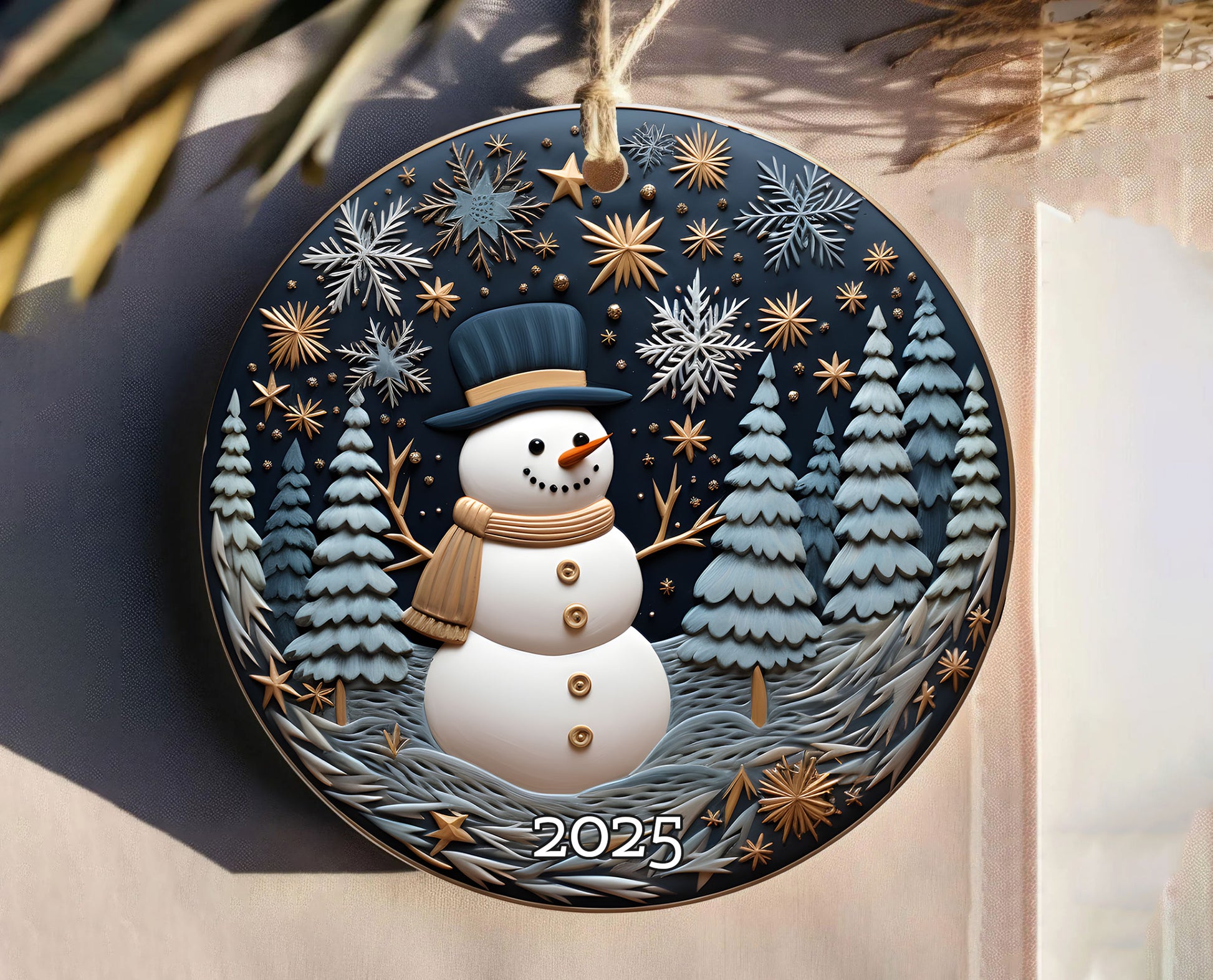 Snowmen Christmas Ornaments, Snowman Christmas Tree Ornament, Xmas Tree Gift For Family