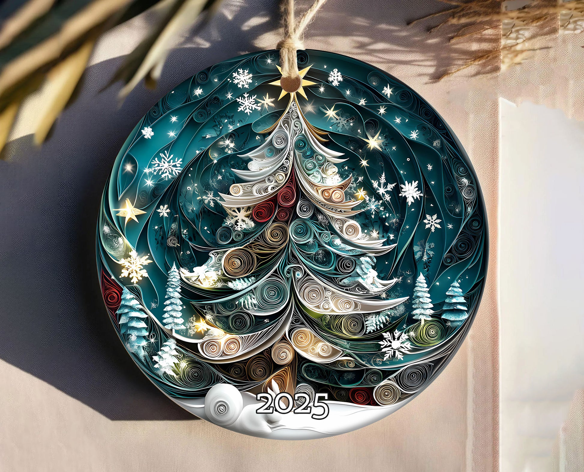 Christmas Tree Ornament, Christmas Decoration, Holiday Gift Idea, Heirloom Keepsake