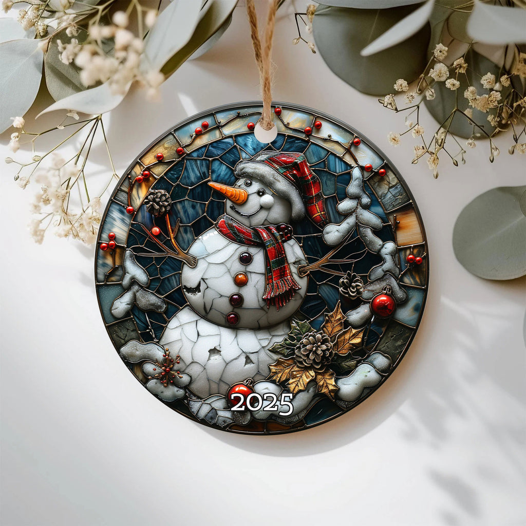 Retro Santa Claus Ornament, Gift for Family, Holiday Ornament Decoration