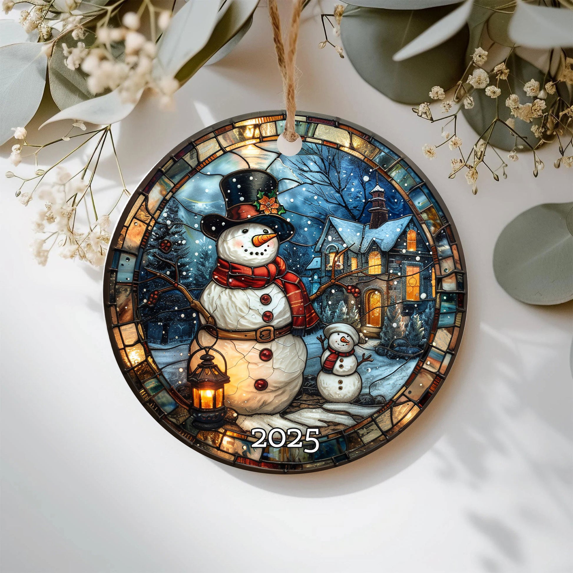Antique Look Santa Ornament, Perfect Gift Exchange, Christmas Tree Decoration