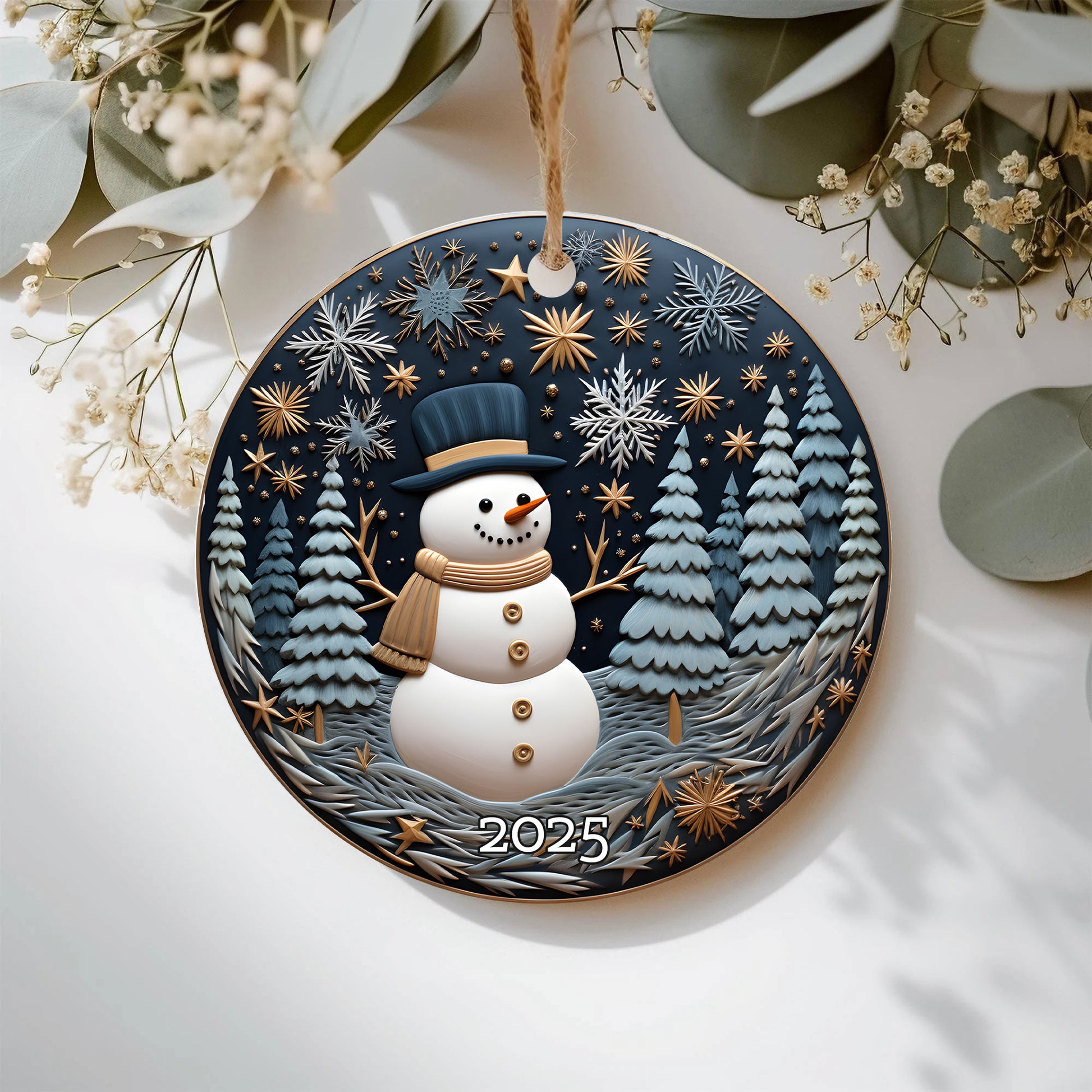 Snowmen Christmas Ornaments, Snowman Christmas Tree Ornament, Xmas Tree Gift For Family