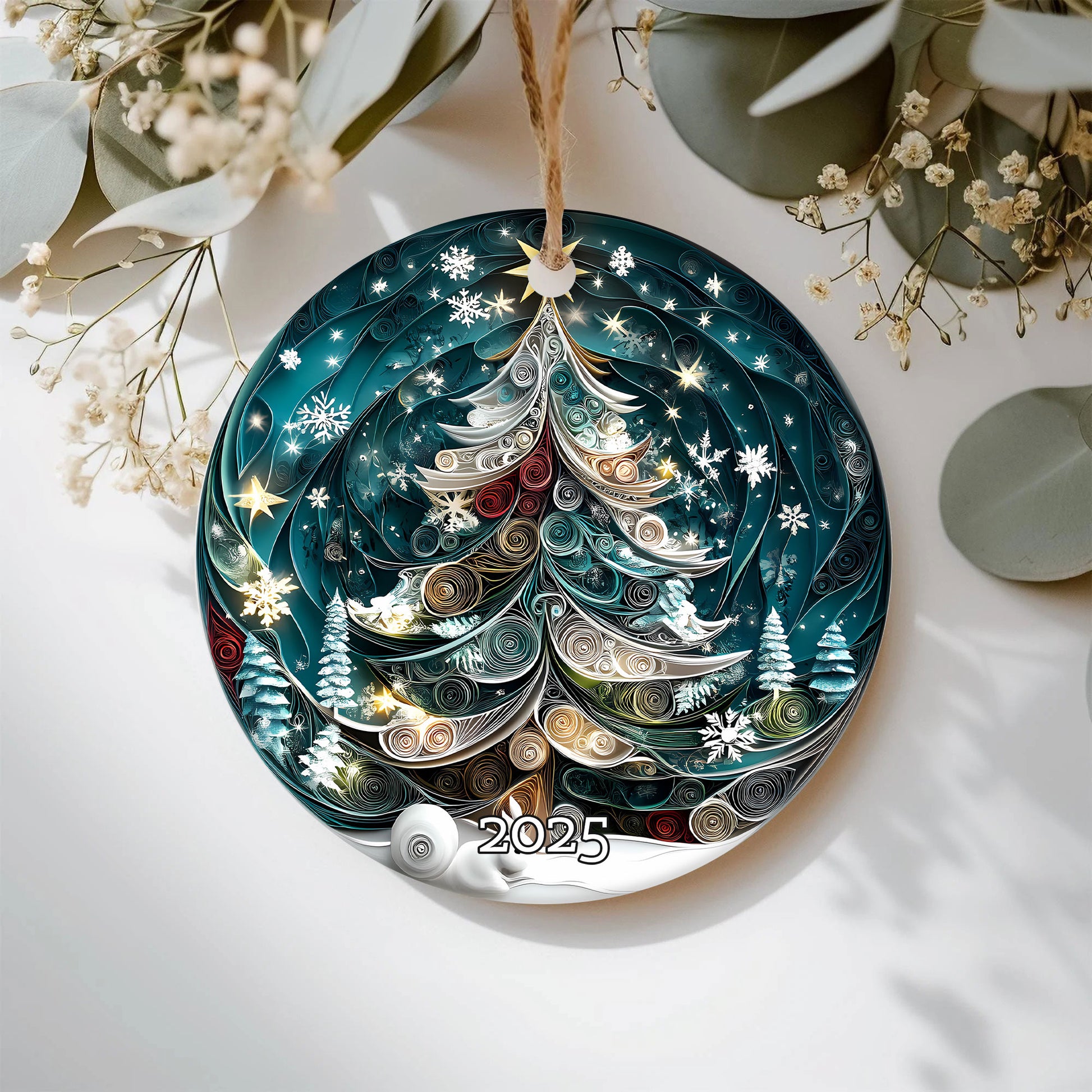 Christmas Tree Ornament, Christmas Decoration, Holiday Gift Idea, Heirloom Keepsake