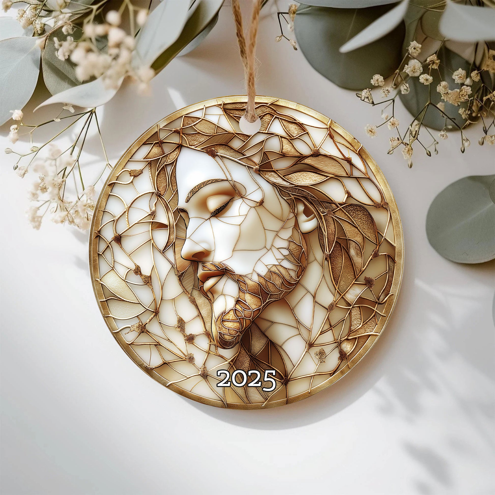 Christian Christmas Ornament, Holy Family Decoration, Jesus Birth Christmas