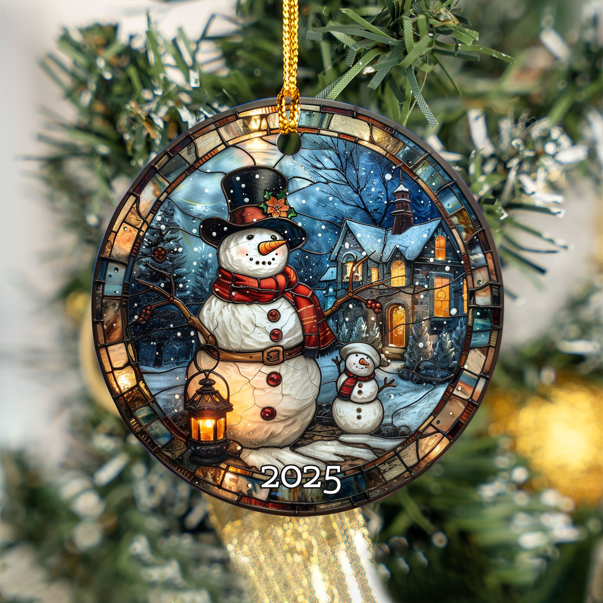 Antique Look Santa Ornament, Perfect Gift Exchange, Christmas Tree Decoration