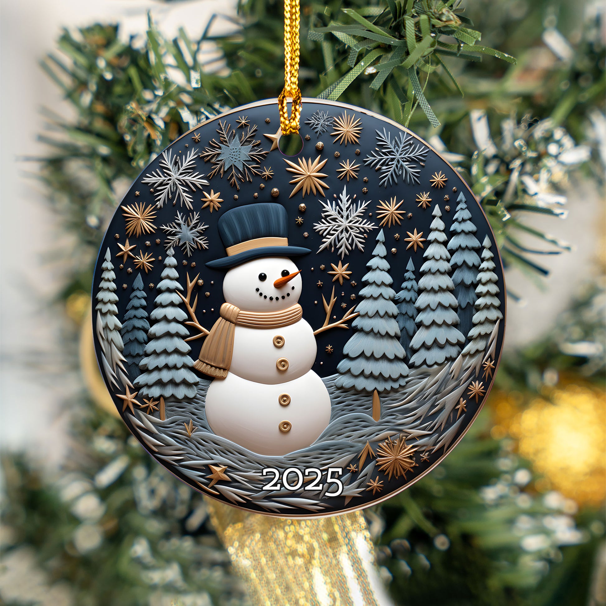 Snowmen Christmas Ornaments, Snowman Christmas Tree Ornament, Xmas Tree Gift For Family