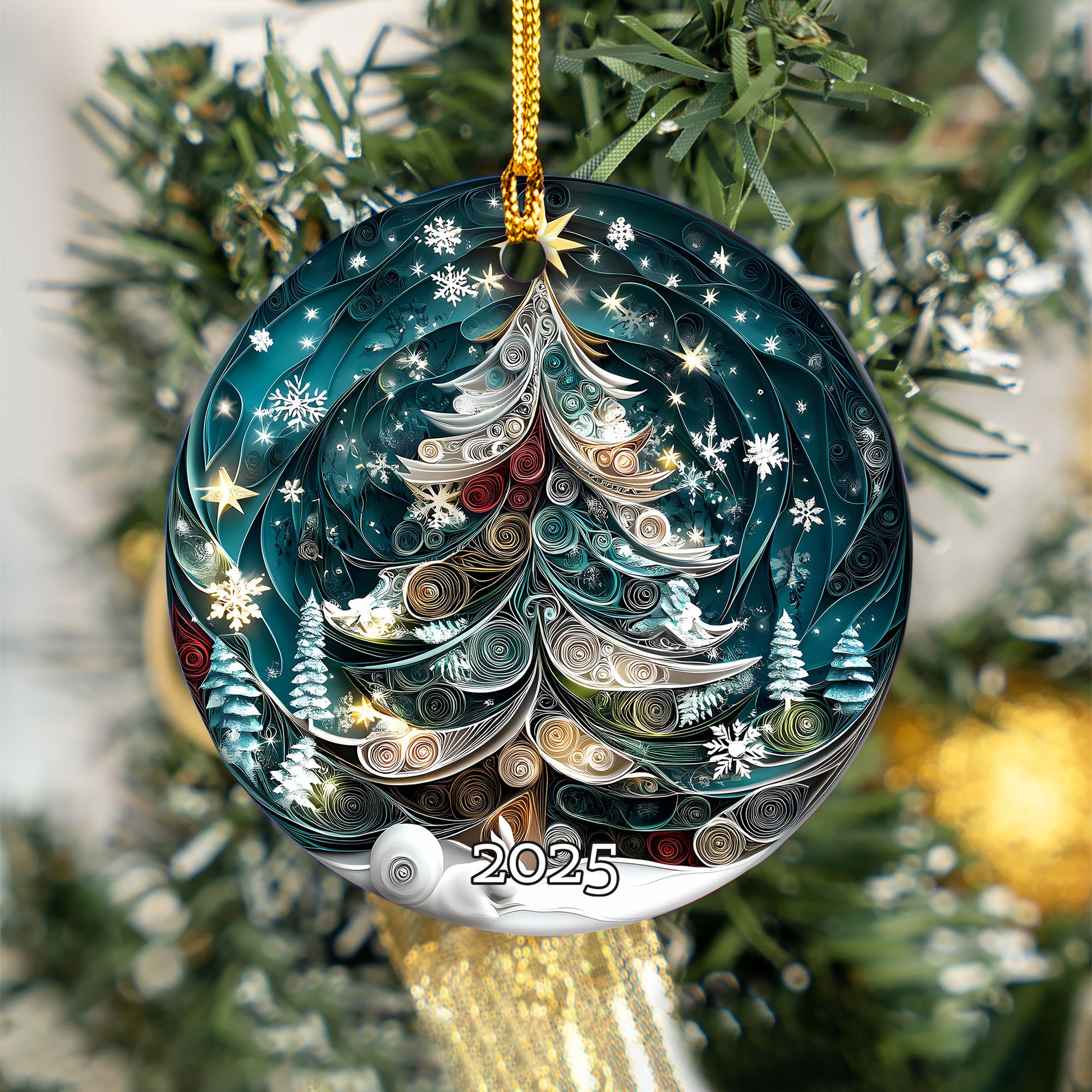 Christmas Tree Ornament, Christmas Decoration, Holiday Gift Idea, Heirloom Keepsake
