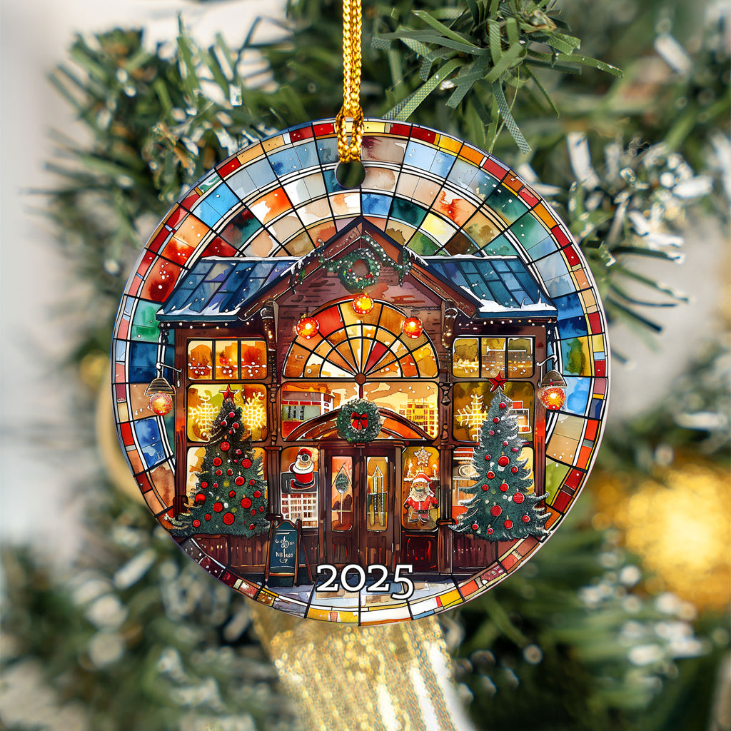 Santa’s Toy Store Ornament, Holiday Tree Decoration Idea, Perfect Gift for Children