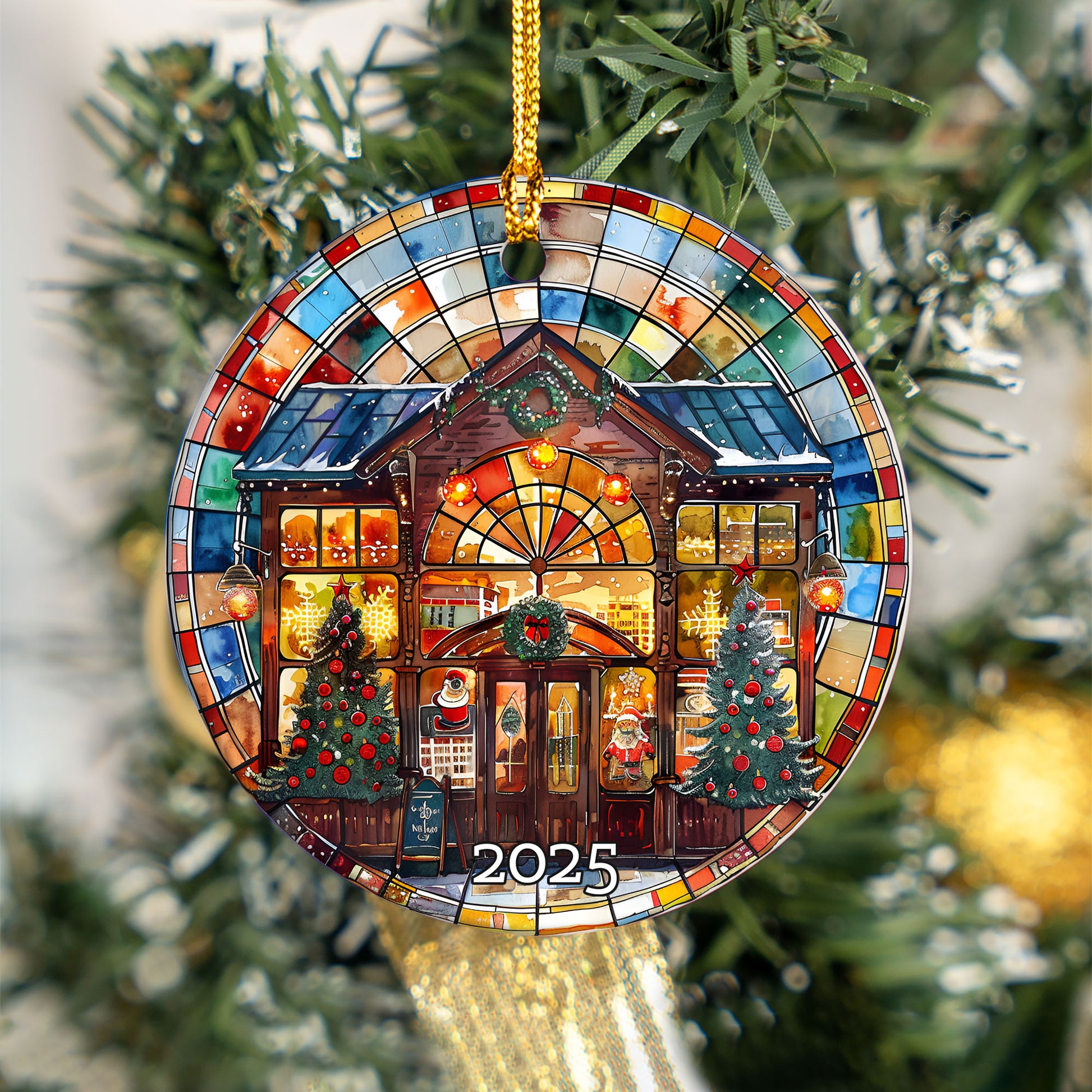 Santa’s Toy Store Ornament, Holiday Tree Decoration Idea, Perfect Gift for Children