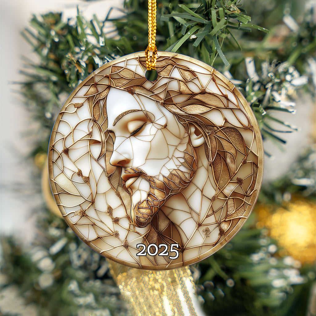 Christian Christmas Ornament, Holy Family Decoration, Jesus Birth Christmas