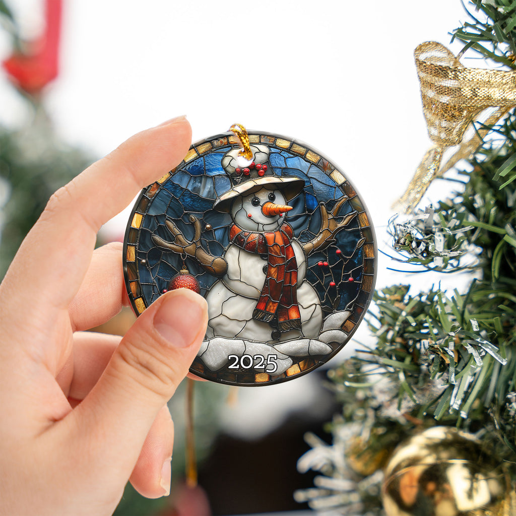 Classic Santa Christmas Ornament, Cozy Holiday DecorGift for Family, Holiday Ornament Decoration