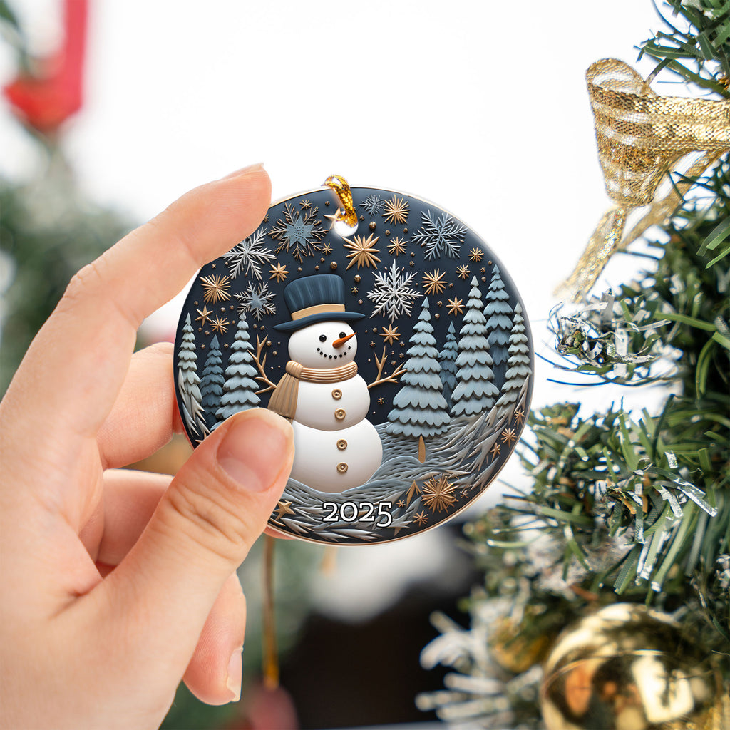 Snowmen Christmas Ornaments, Snowman Christmas Tree Ornament, Xmas Tree Gift For Family