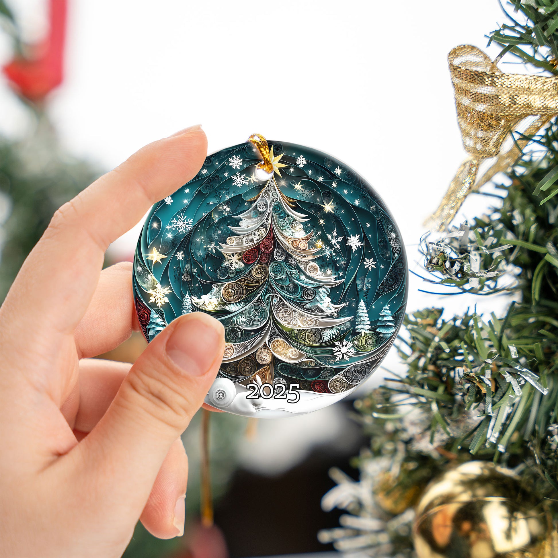 Christmas Tree Ornament, Christmas Decoration, Holiday Gift Idea, Heirloom Keepsake