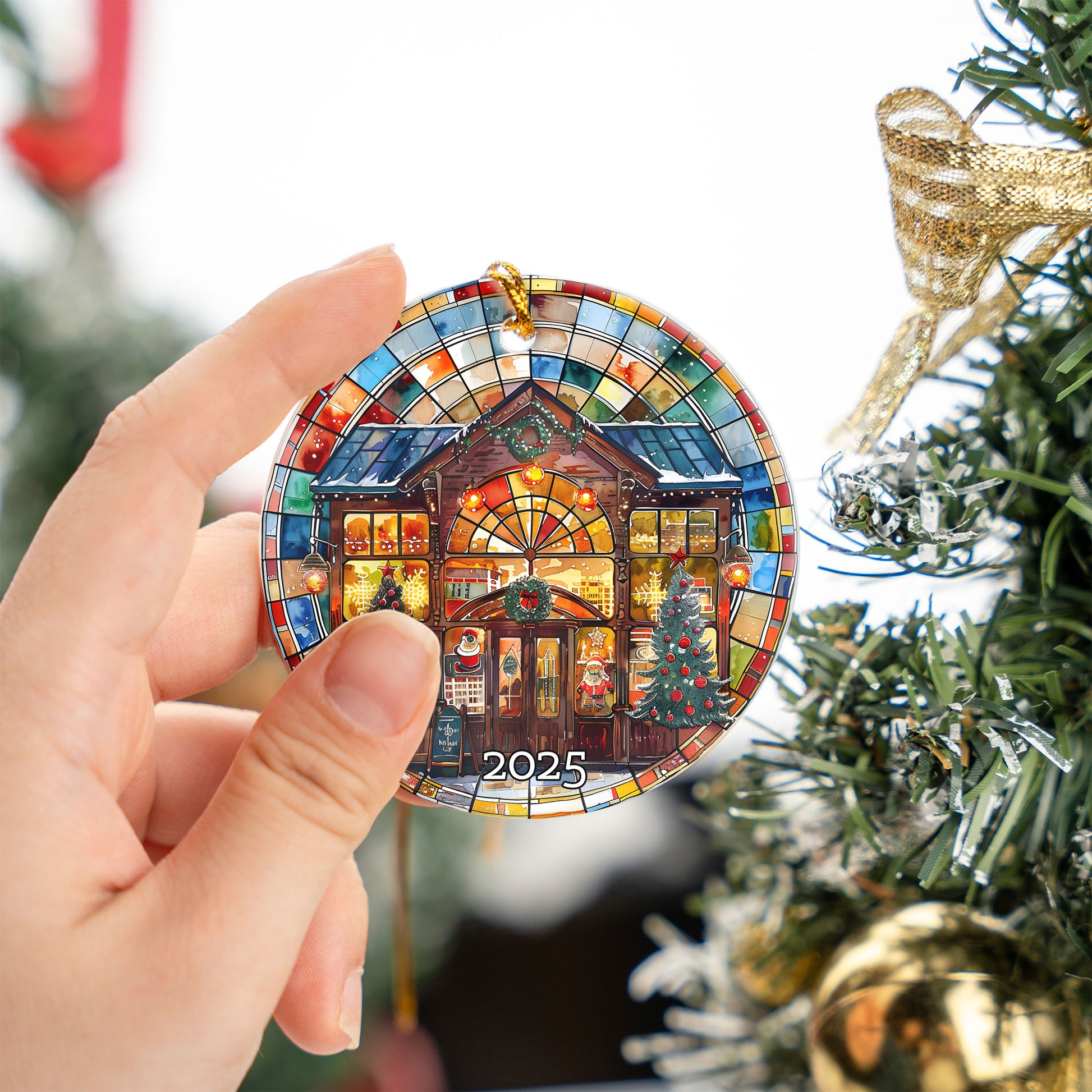 Santa’s Toy Store Ornament, Holiday Tree Decoration Idea, Perfect Gift for Children