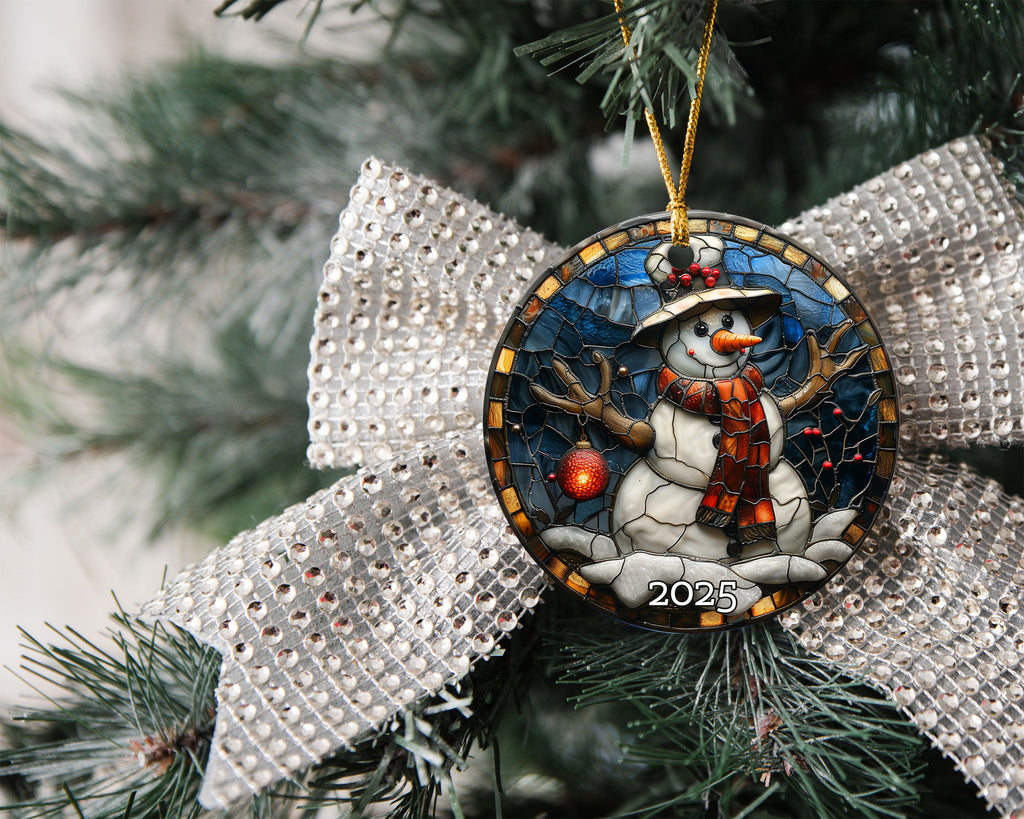 Classic Santa Christmas Ornament, Cozy Holiday DecorGift for Family, Holiday Ornament Decoration