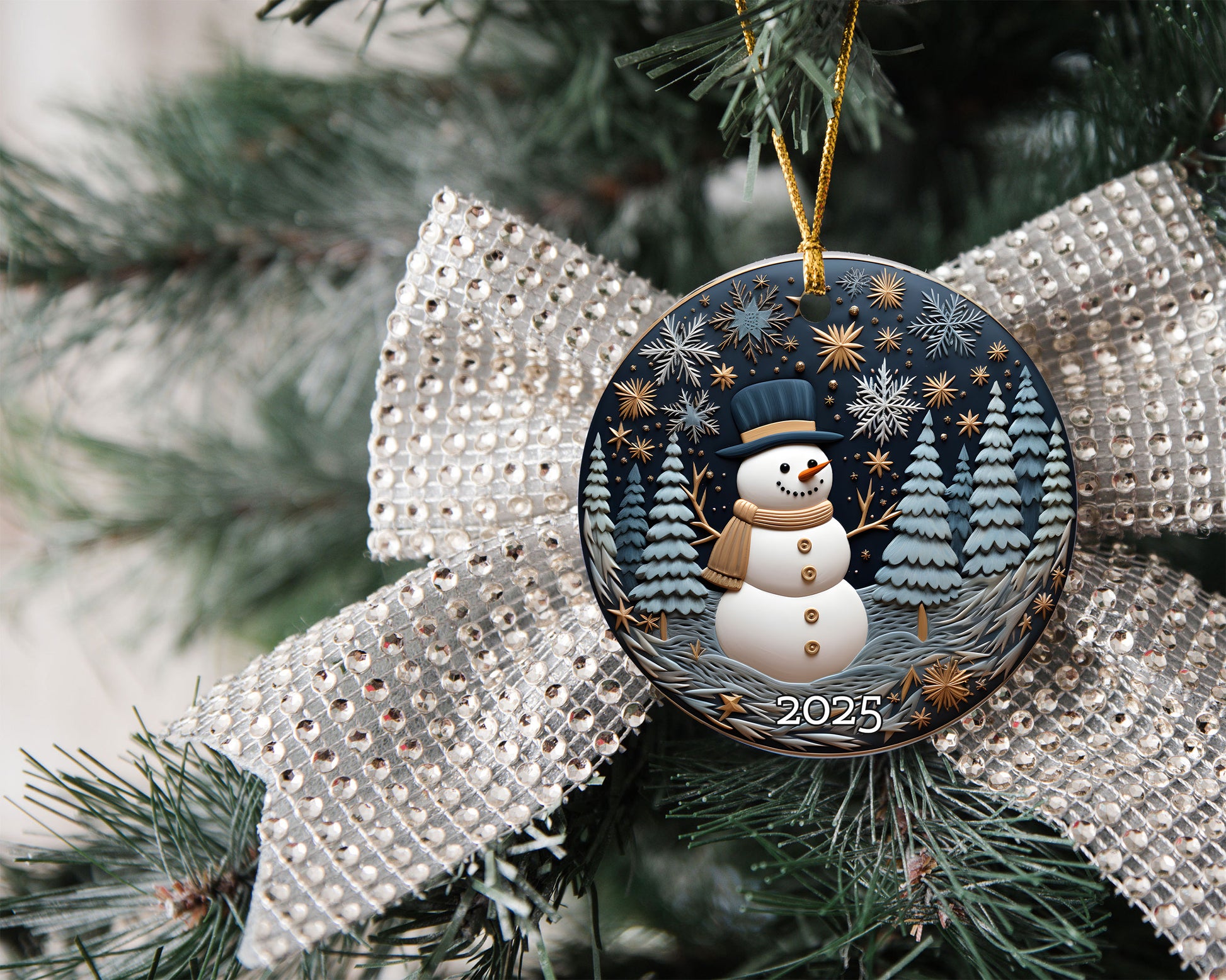 Snowmen Christmas Ornaments, Snowman Christmas Tree Ornament, Xmas Tree Gift For Family