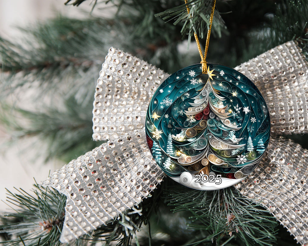 Christmas Tree Ornament, Christmas Decoration, Holiday Gift Idea, Heirloom Keepsake