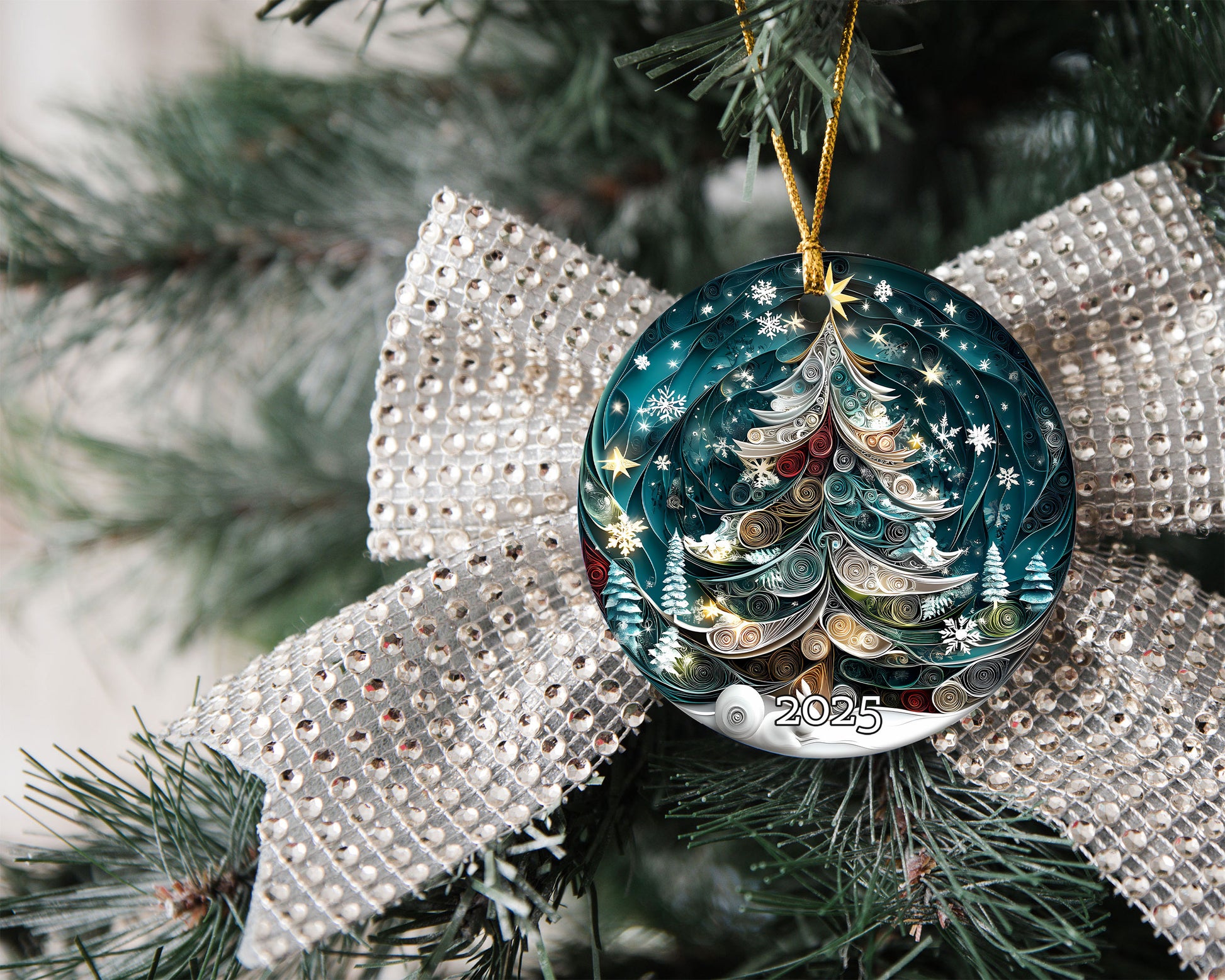 Christmas Tree Ornament, Christmas Decoration, Holiday Gift Idea, Heirloom Keepsake