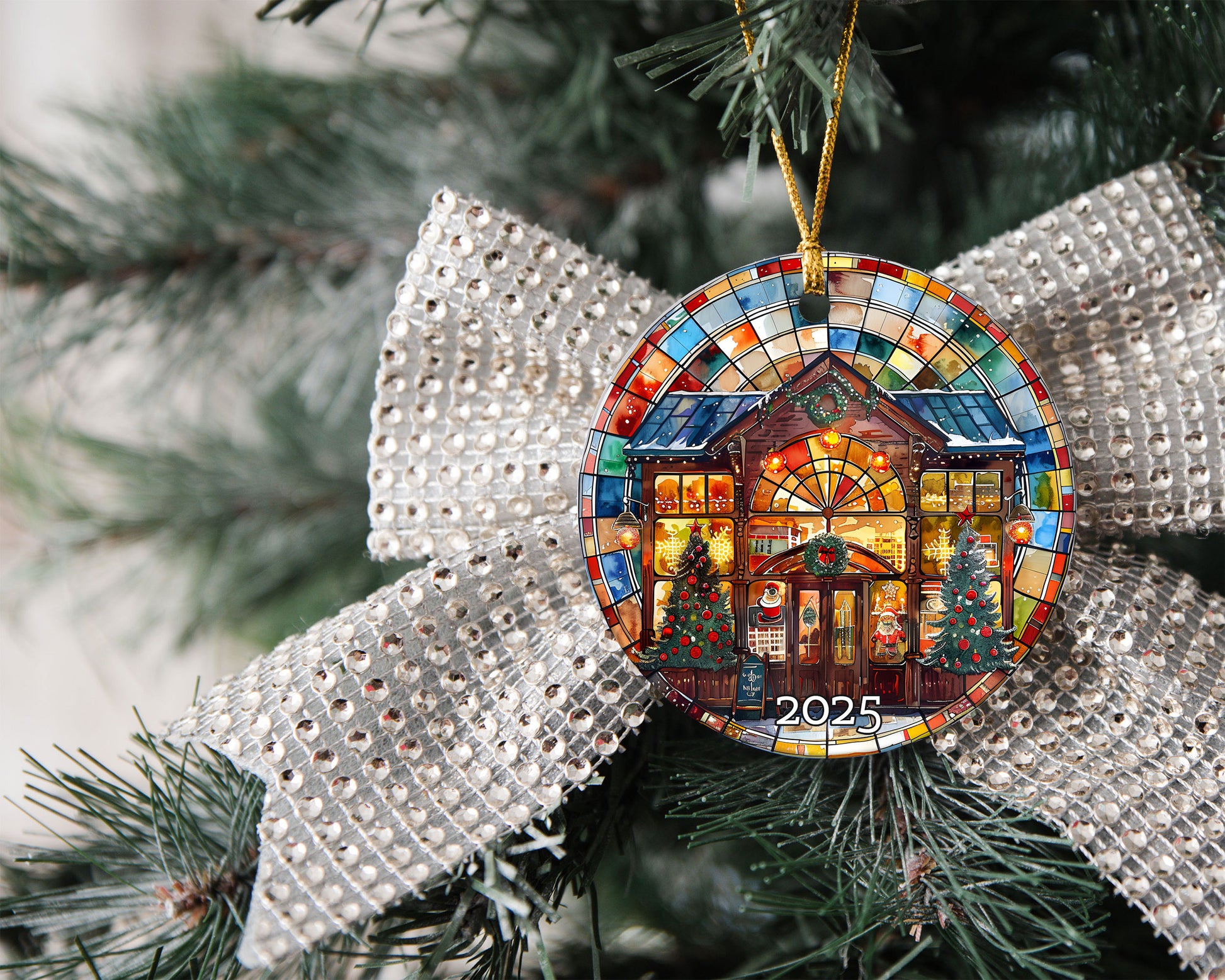 Santa’s Toy Store Ornament, Holiday Tree Decoration Idea, Perfect Gift for Children