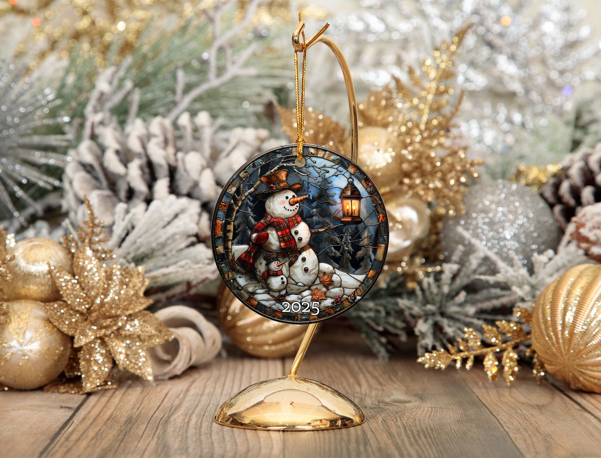 Rustic Santa Ornament, Secret Santa Gift Idea, Perfect Gift Exchange, Christmas Tree Decoration