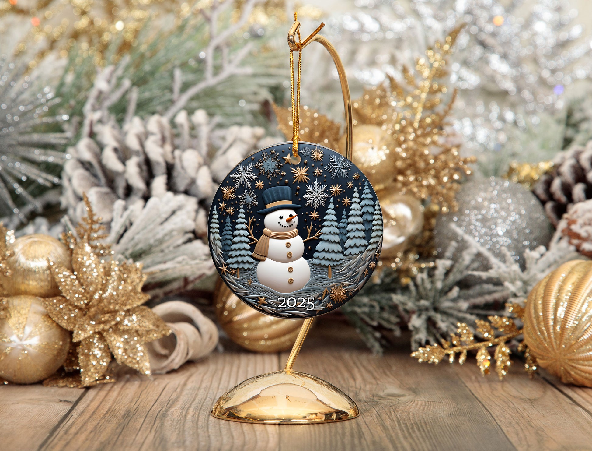Snowmen Christmas Ornaments, Snowman Christmas Tree Ornament, Xmas Tree Gift For Family