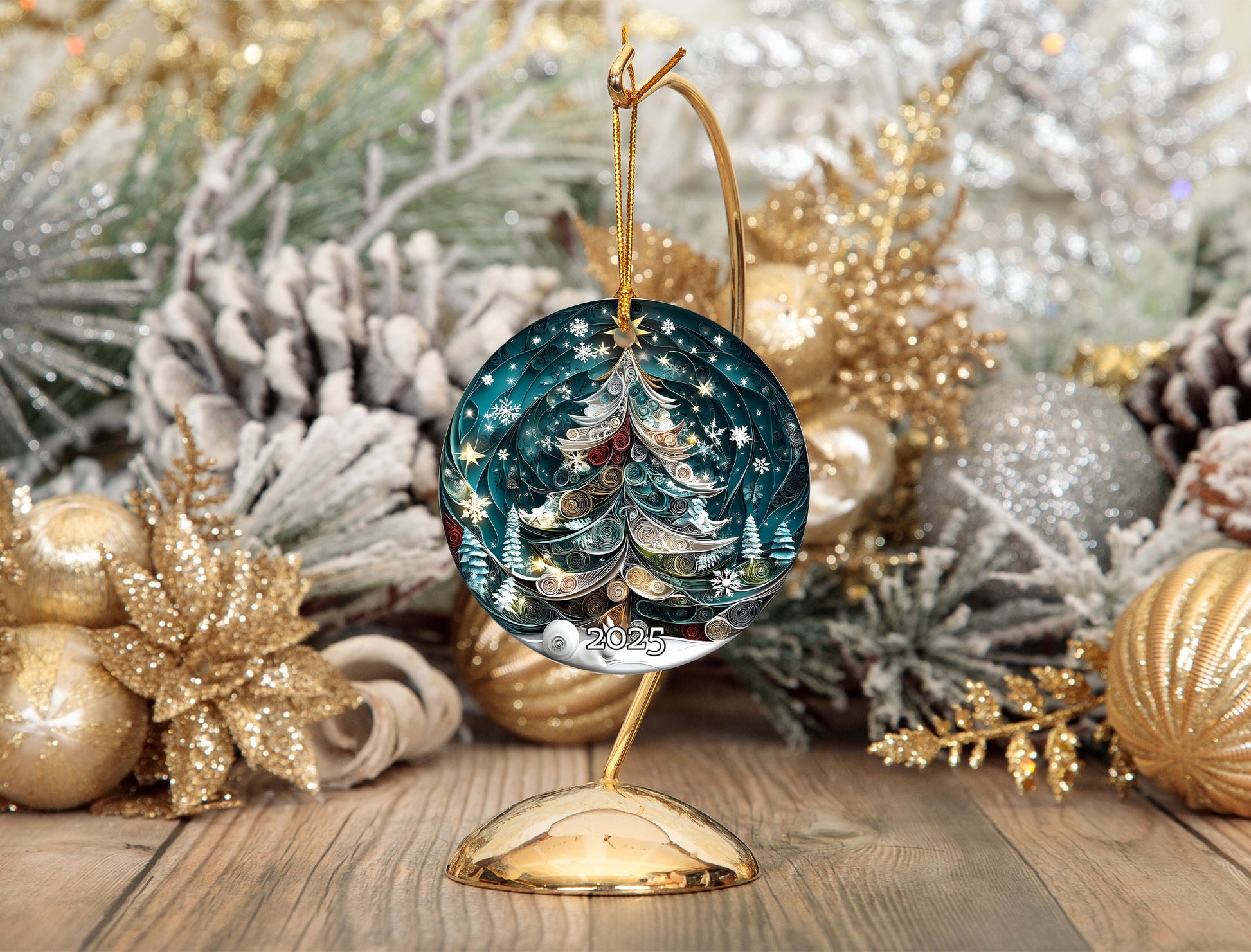 Christmas Tree Ornament, Christmas Decoration, Holiday Gift Idea, Heirloom Keepsake