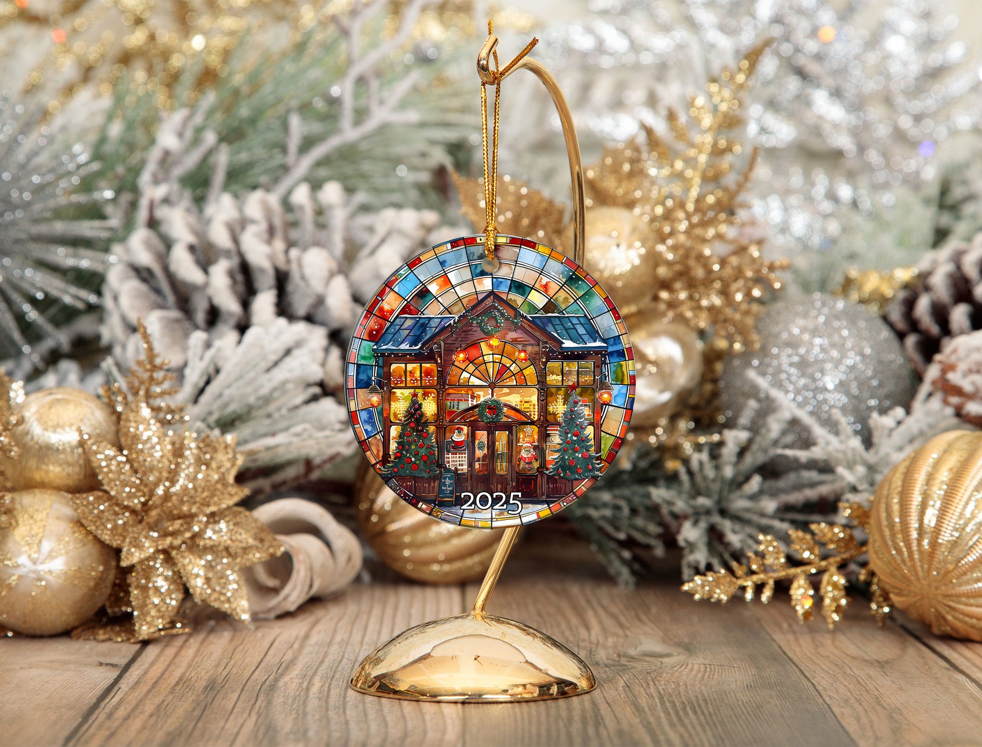 Santa’s Toy Store Ornament, Holiday Tree Decoration Idea, Perfect Gift for Children
