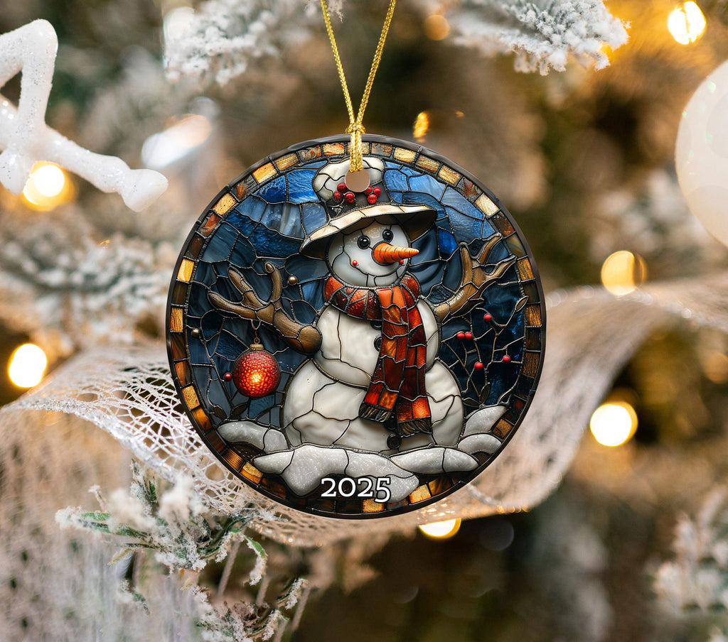 Classic Santa Christmas Ornament, Cozy Holiday DecorGift for Family, Holiday Ornament Decoration