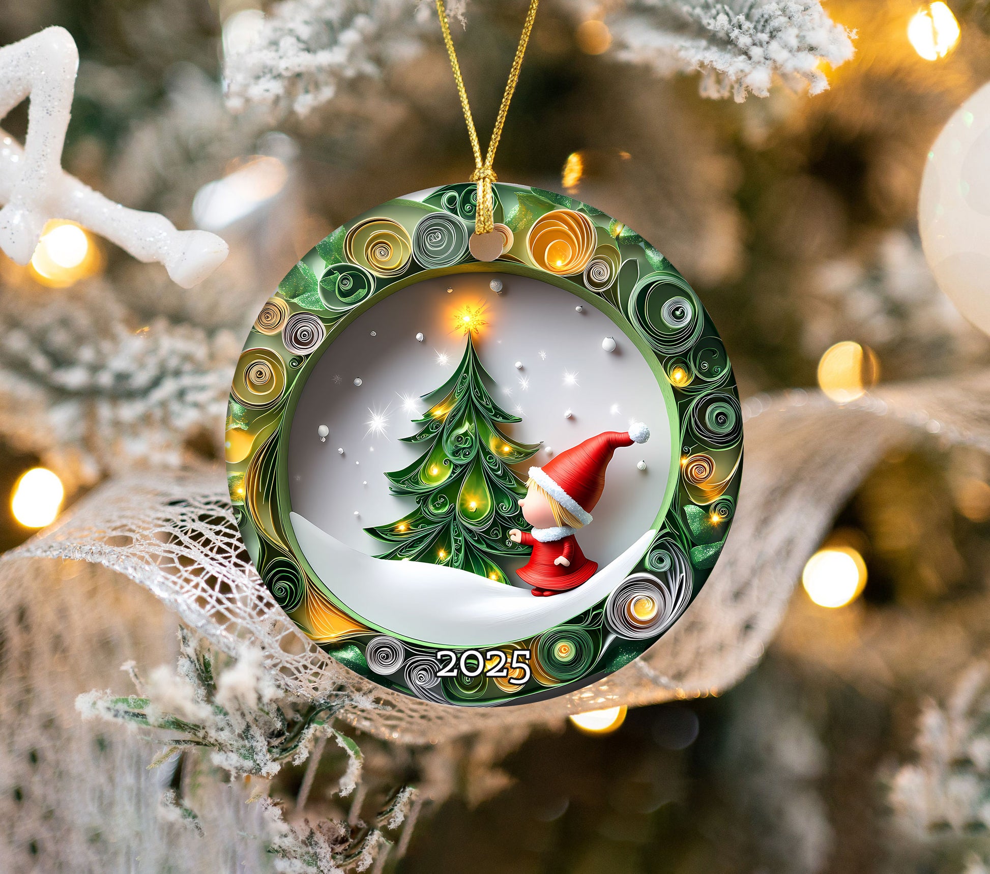 Cute Christmas Ornament, Gift For Kids, Holiday Decoration, Gift Exchanged