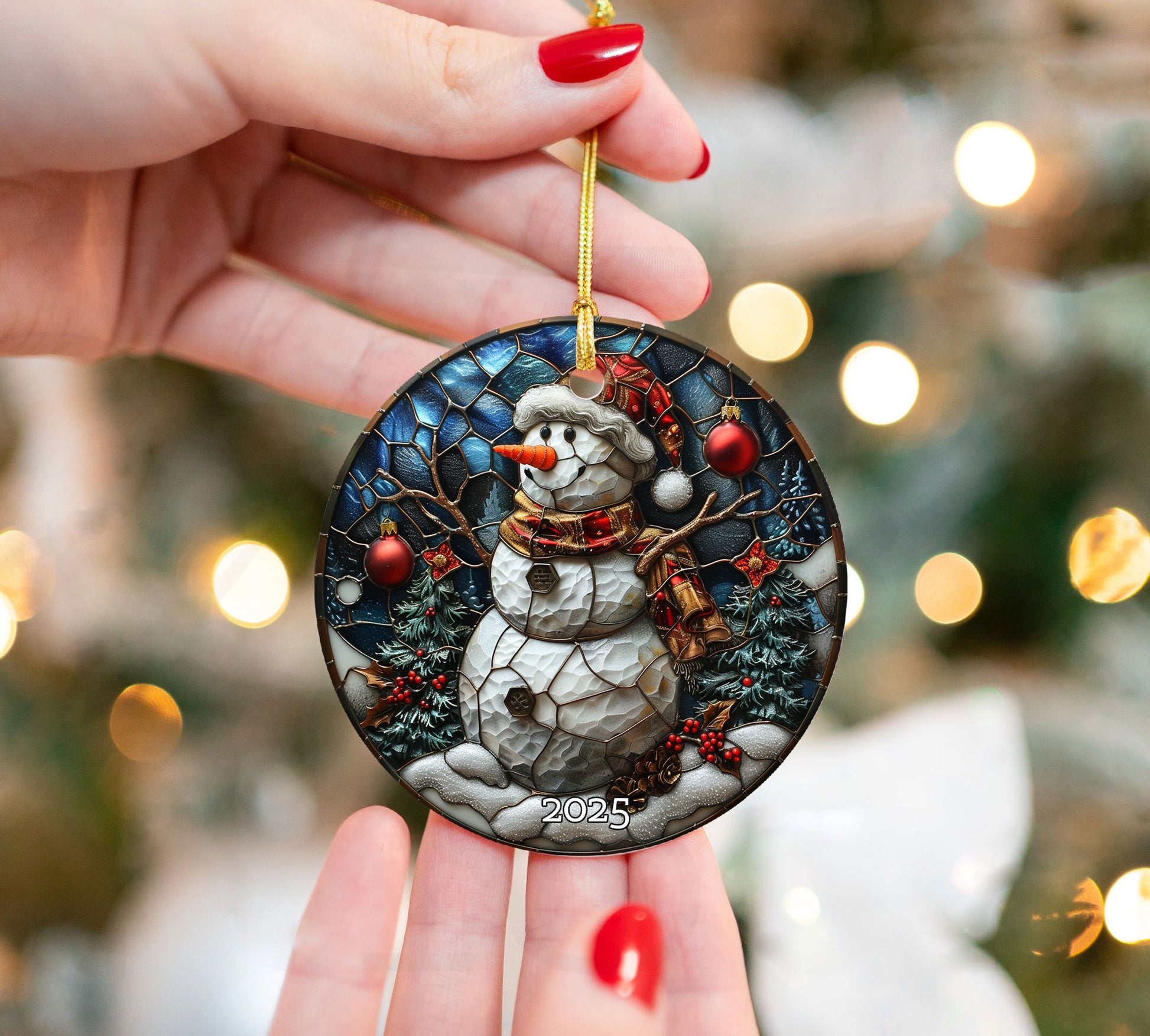 Santa Ornament Vintage Style, Perfect Gift Exchange Idea, Christmas Tree Decoration