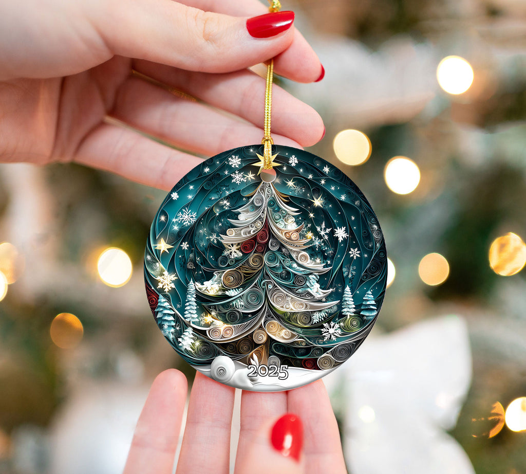 Christmas Tree Ornament, Christmas Decoration, Holiday Gift Idea, Heirloom Keepsake