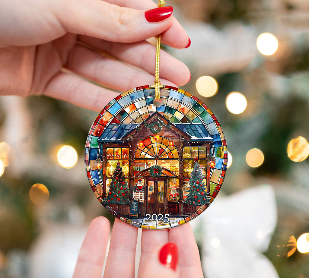 Santa’s Toy Store Ornament, Holiday Tree Decoration Idea, Perfect Gift for Children