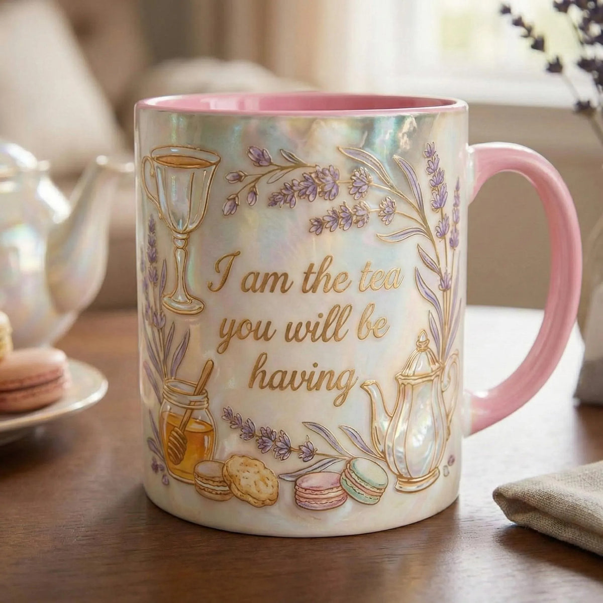 I Am The Tea You Will Be Having Mug, Bookish Tea Romance Reader Gift